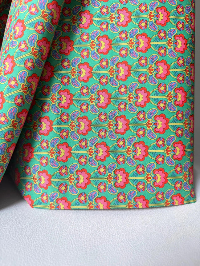 Liberty London- “Peacock Posy" Tana Lawn Cotton- 54” - Red, Pink, Blue, Green