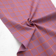 Trellis In Plum- Fine and Dandy- Fableism- Woven Cotton- 44