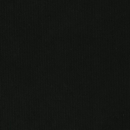 Black Cotton Corduroy 14 Wale- 57” Wide Fabric