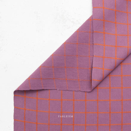Trellis In Plum- Fine and Dandy- Fableism- Woven Cotton- 44"