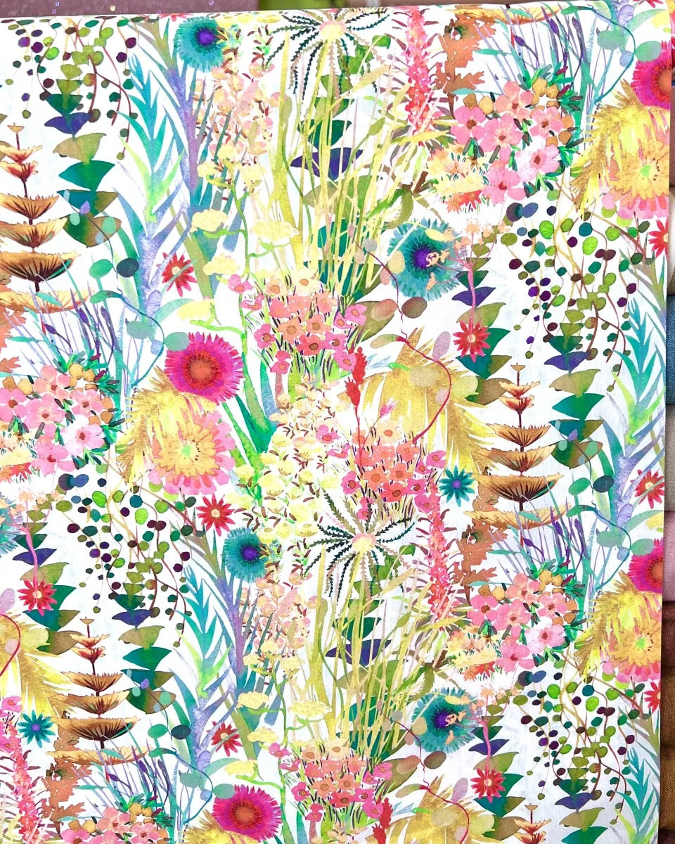 Tresco- White- Liberty London- Cotton Tana Lawn