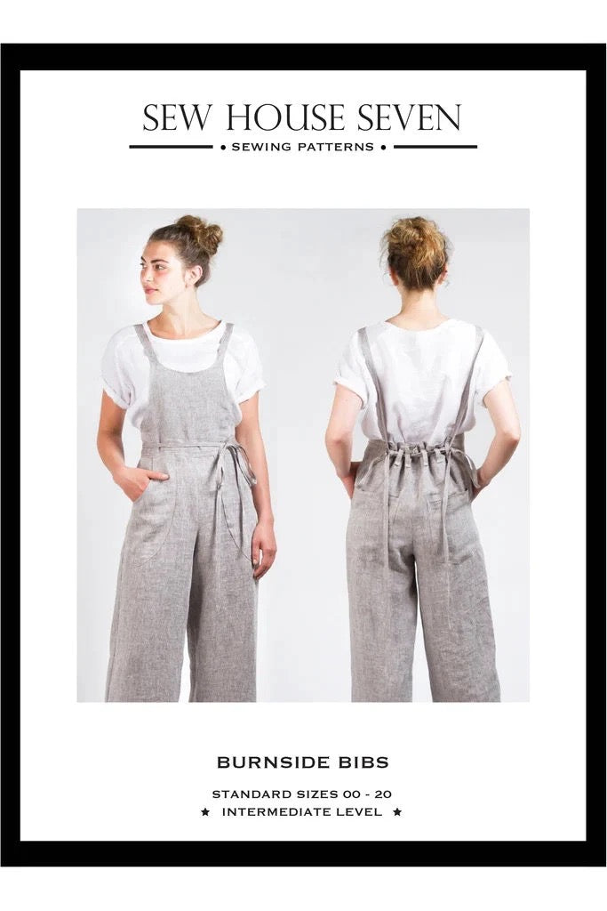 Burnside Bibs- Sew House Seven- Sizes 00-20, 18-34