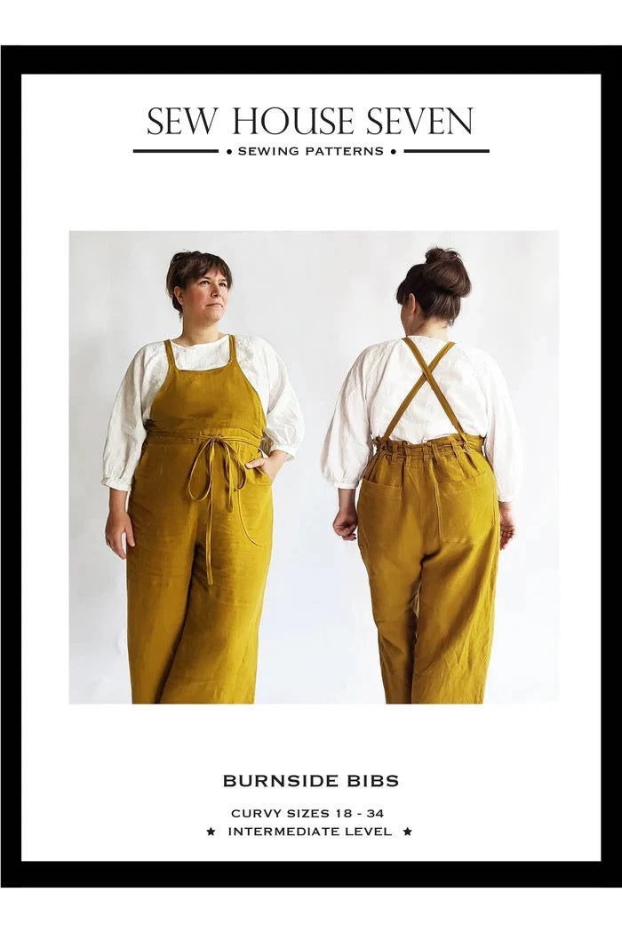 Burnside Bibs- Sew House Seven- Sizes 00-20, 18-34