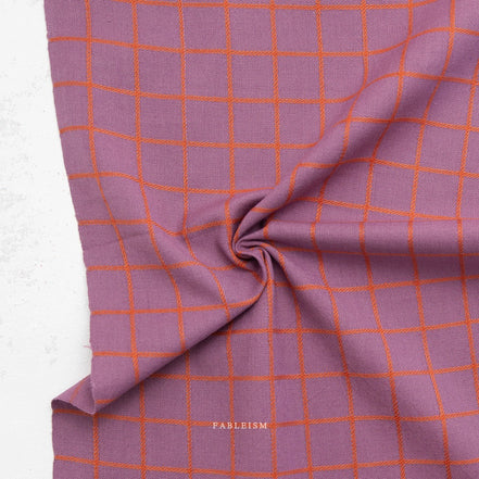 Trellis In Plum- Fine and Dandy- Fableism- Woven Cotton- 44"