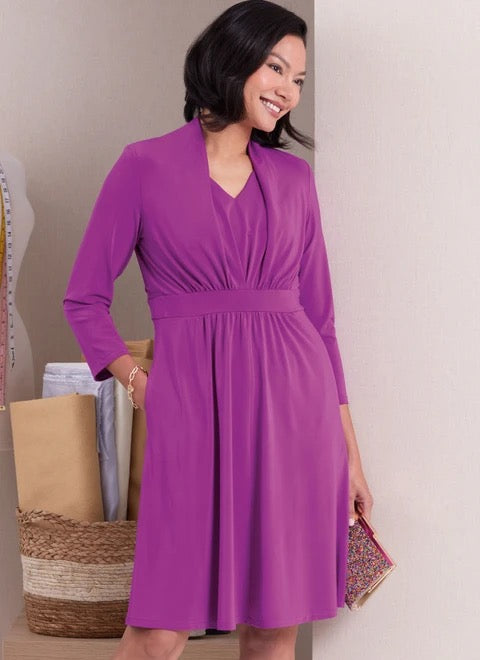 Butterick B6940 Sewing Pattern Misses' Knit Dresses by Palmer/Pletsch