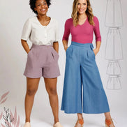 Flint Pants & Shorts Pattern- Megan Nielsen- Sizes 0-20