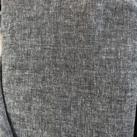 Brussels Washer Yarn Dye- Linen Rayon Blend- Black- 52" Wide