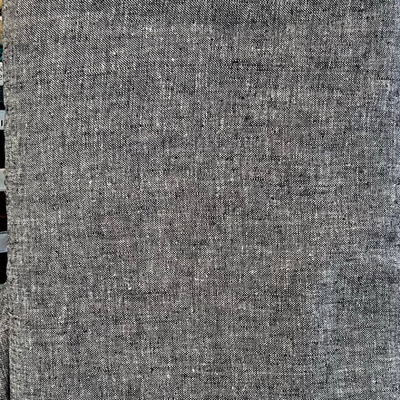 Brussels Washer Yarn Dye- Linen Rayon Blend- Black- 52" Wide