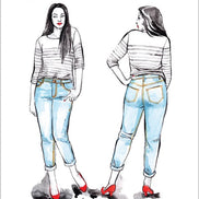 Morgan Jeans- Closet Core Paper Pattern