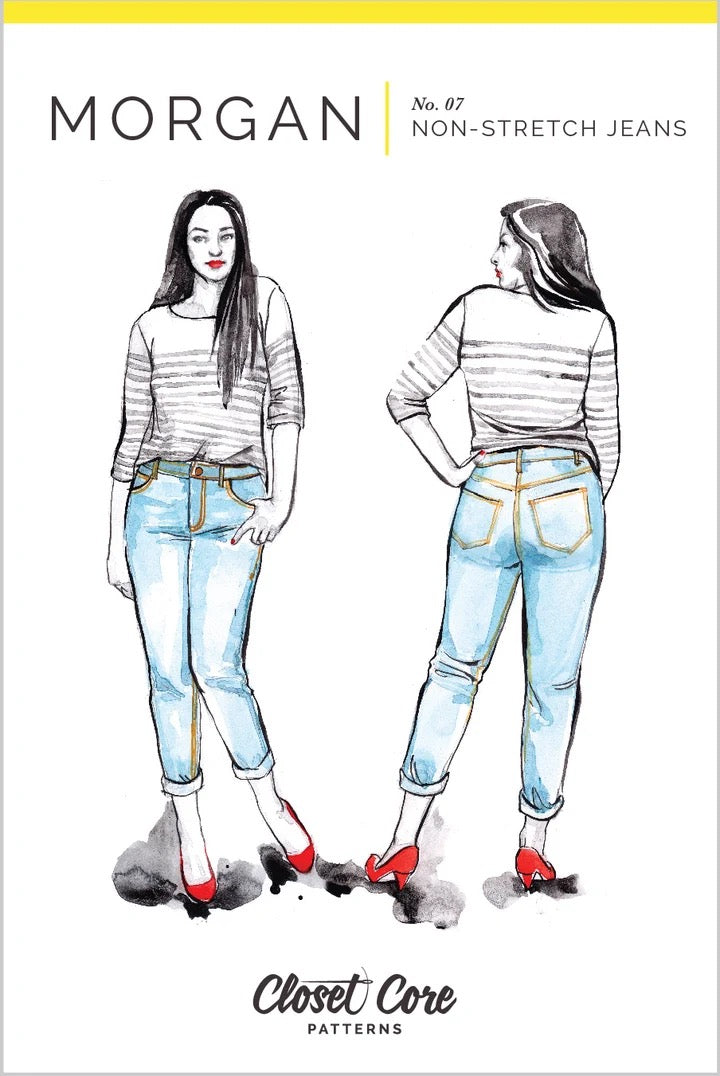 Morgan Jeans- Closet Core Paper Pattern
