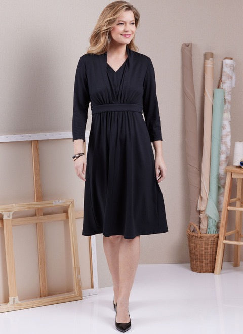 Butterick B6940 Sewing Pattern Misses' Knit Dresses by Palmer/Pletsch