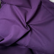 Purple “Majestic Purple” LIGHT Cotton Gabardine/ Twill Weave- Atelier Brunette France
