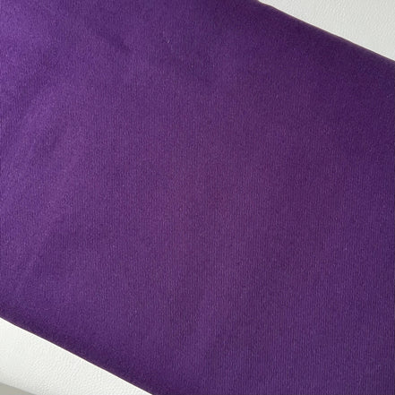Purple “Majestic Purple” LIGHT Cotton Gabardine/ Twill Weave- Atelier Brunette France