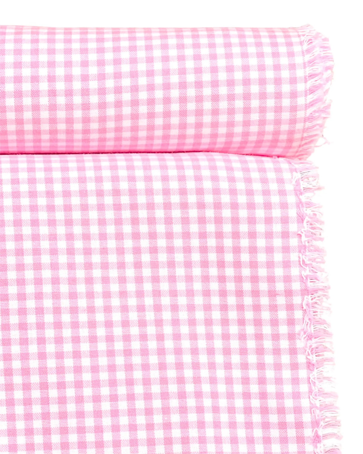 Pink Carolina Gingham- 1/8”- Cotton- 44” Wide- “Candy