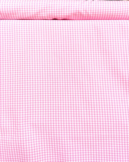 Pink Carolina Gingham- 1/8”- Cotton- 44” Wide- “Candy"