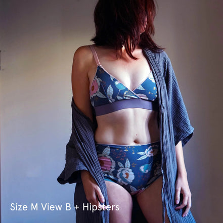 Bralette- Wardrobe By Me- Paper Pattern- Sizes 2XS-3XL