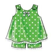 McCall's Sewing Pattern Toddlers' Tent Tops, Dresses and Shorts- M5416- (1-2-3-4)