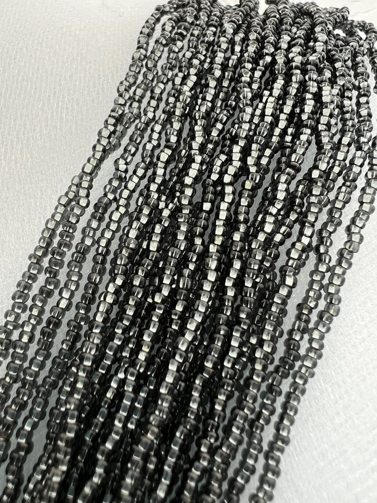 Gray/ Grey Round 11* Beads Silver Lined (2185)