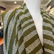 Gaia Ivy Green- White on Green- Kelsey Viscose - Atelier Brunette France- 54