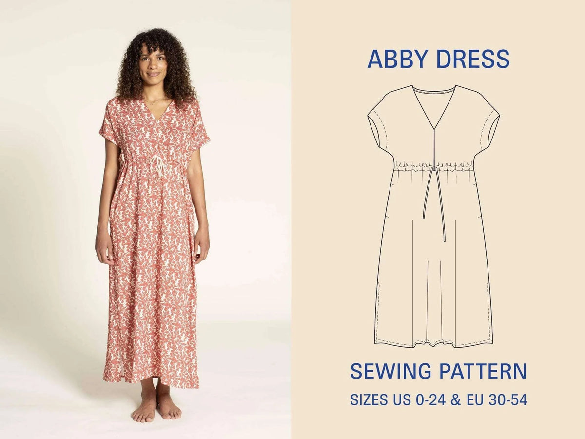 Abby Dress- Wardrobe By Me- Paper Pattern- Sizes 0-24