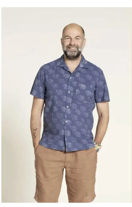 Tropical Shirt (Mens)- Wardrobe By Me- Paper Pattern- Sizes 2XS-4XL
