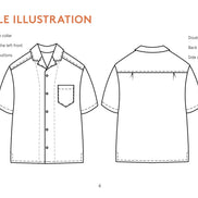 Tropical Shirt (Mens)- Wardrobe By Me- Paper Pattern- Sizes 2XS-4XL