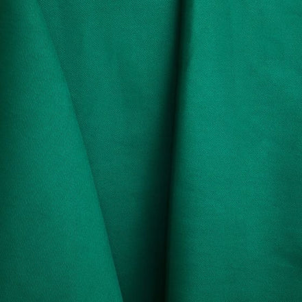 Green “Juicy Green" Cotton Gabardine/ Twill Weave- Atelier Brunette France- 59" Wide