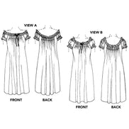 A Lady's Chemise- Folkwear Patterns- 223- Printed Paper Pattern- Misses XS-3XL