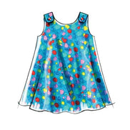 McCall's Sewing Pattern Toddlers' Tent Tops, Dresses and Shorts- M5416- (1-2-3-4)