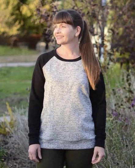 Boxy Raglan Sweater - Wardrobe By Me- Paper Pattern- Sizes 0-24