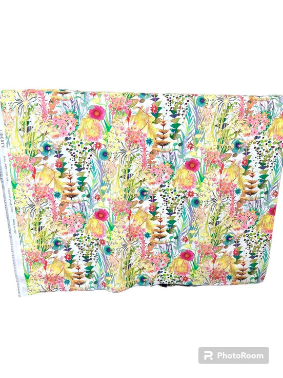 Tresco- White- Liberty London- Cotton Tana Lawn