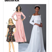 Butterick B6639 Sewing Pattern Misses’ Wedding/ Bridal Dress/ Formal Gown