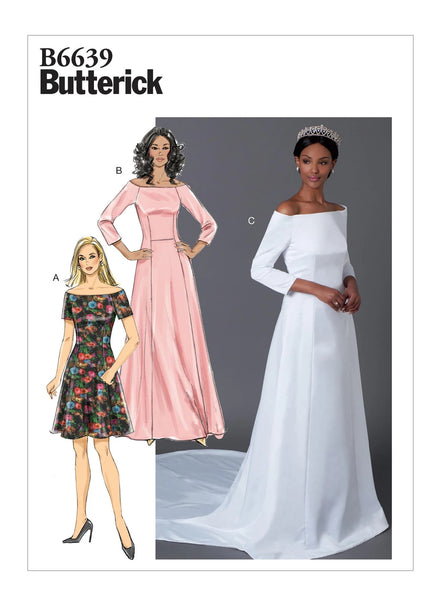 Butterick B6639 Sewing Pattern Misses’ Wedding/ Bridal Dress/ Formal Gown