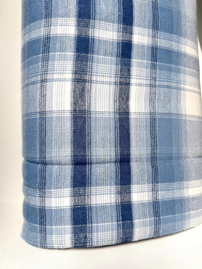 Prairie Plaid Earl Grey- Highlands Flannel- Art Gallery AGF- Yarn Dyed Cotton- 44” Wide