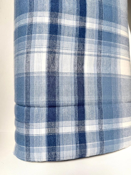 Prairie Plaid Earl Grey- Highlands Flannel- Art Gallery AGF- Yarn Dyed Cotton- 44” Wide