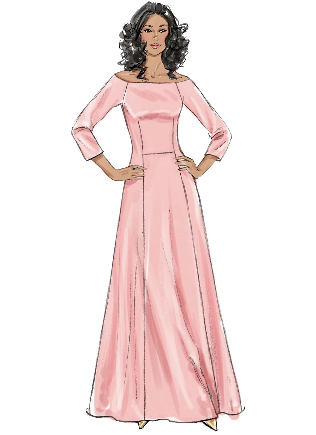 Butterick B6639 Sewing Pattern Misses’ Wedding/ Bridal Dress/ Formal Gown