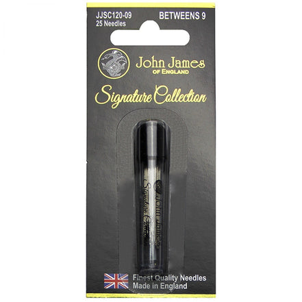 John James of England Signature Collection Betweens Needles- Size 7, 9, or 10- 25 Needles