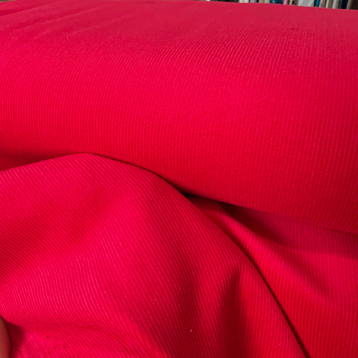 Red 21 Wale Cotton Corduroy- 57” Wide