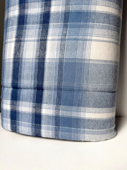 Prairie Plaid Earl Grey- Highlands Flannel- Art Gallery AGF- Yarn Dyed Cotton- 44” Wide