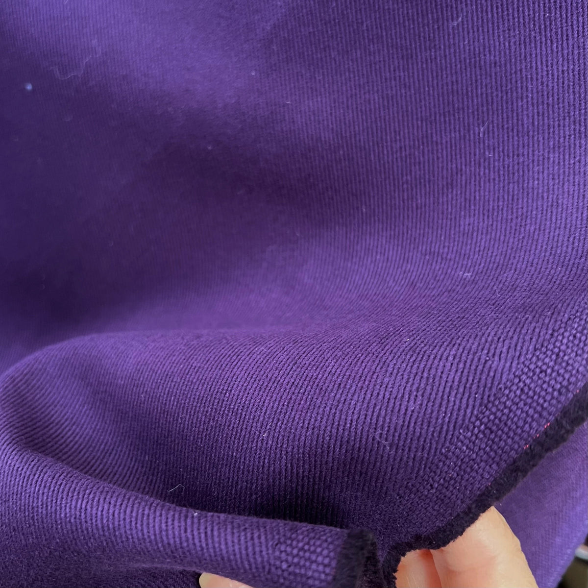 Majestic Purple Cotton Gabardine/ Twill Weave- Atelier Brunette France- 59