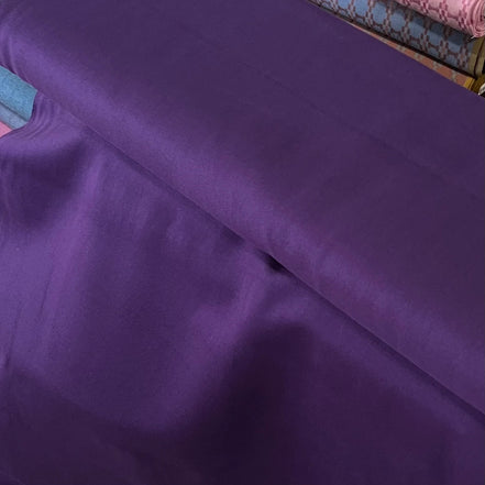 Majestic Purple Cotton Gabardine/ Twill Weave- Atelier Brunette France- 59"