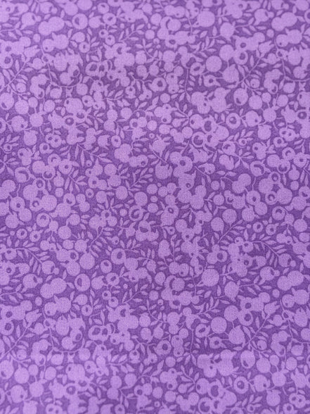 Purple “Blackberry"- Liberty Wiltshire Shadow- Liberty Cotton- 44” Wide