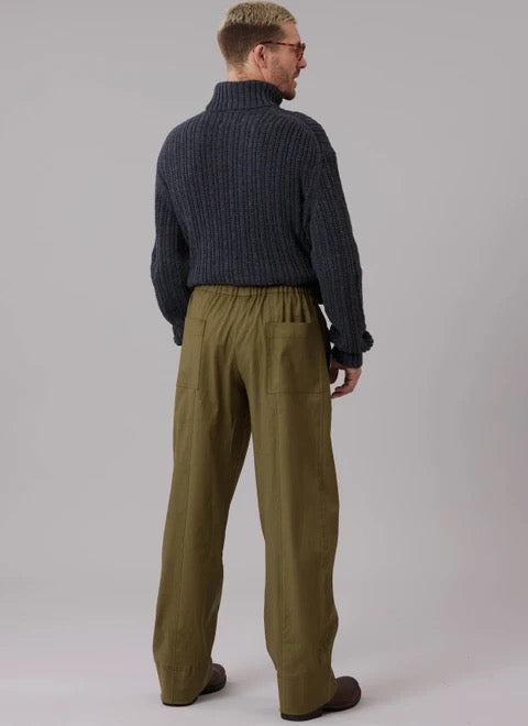 McCall's Sewing Pattern Unisex Pull On Pants- M8636- XXS-XS-S-M-L-XL-XXL