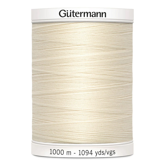 Gutermann Sew-All Thread 1000m/1094y EGGSHELL #22 (1 SPOOL)