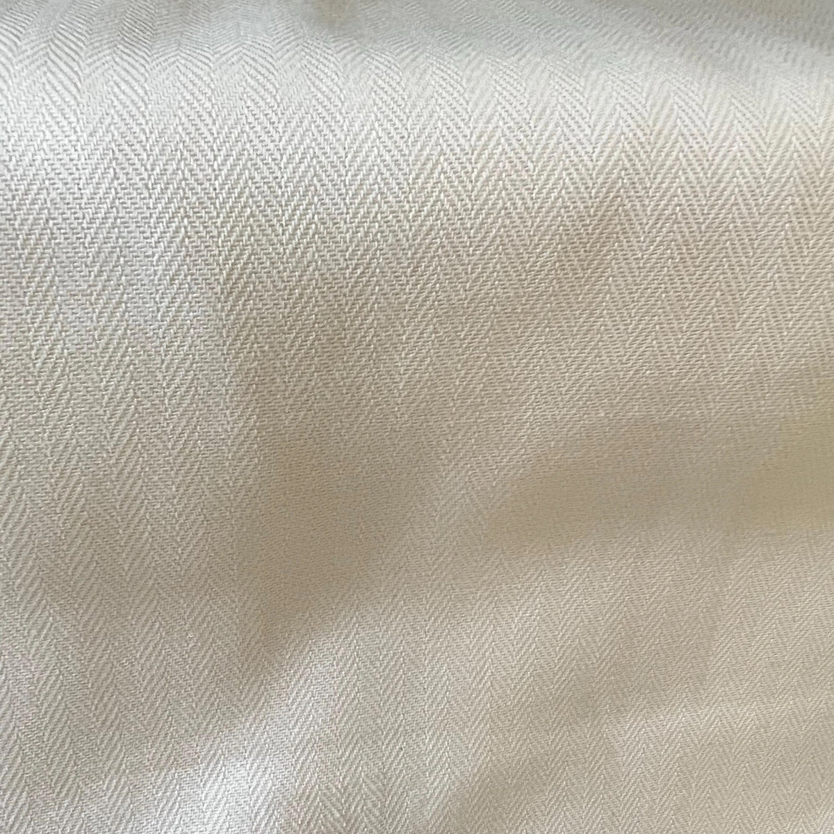 Ginza Cotton Herringbone- “Ivory 1