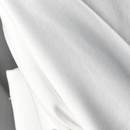 Trainers Cotton French Terry- “White"- 59" Wide