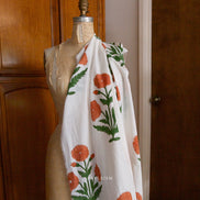 Boho Floral in Sienna- Indian Block Prints: Cottage- Fableism- 44