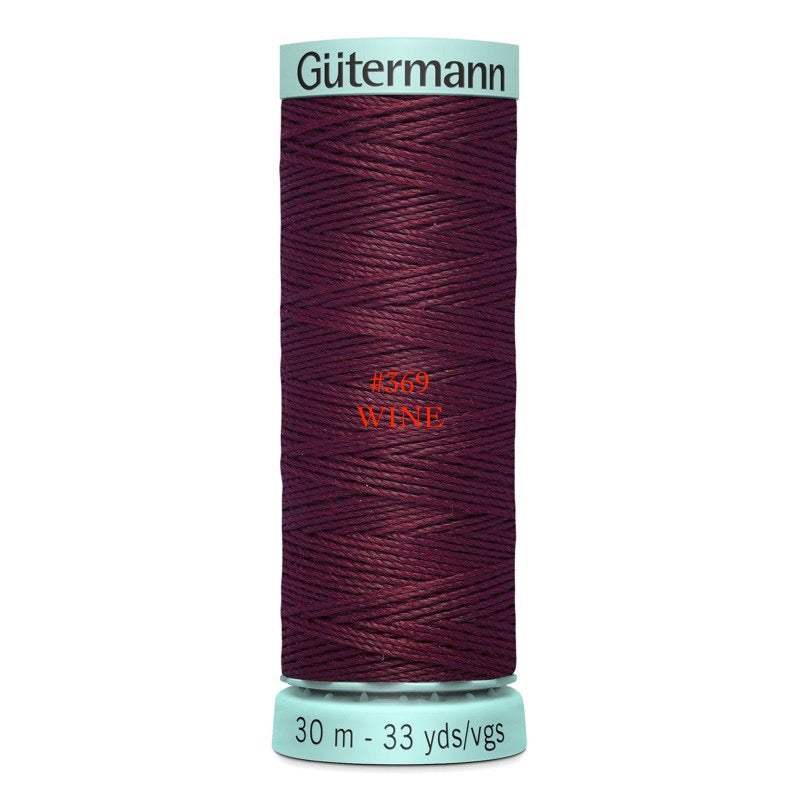 Gutermann 15wt Top Stitch Silk Thread- 33 YDS