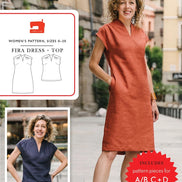 Fira Dress + Top Paper Pattern- Liesl + Co.
