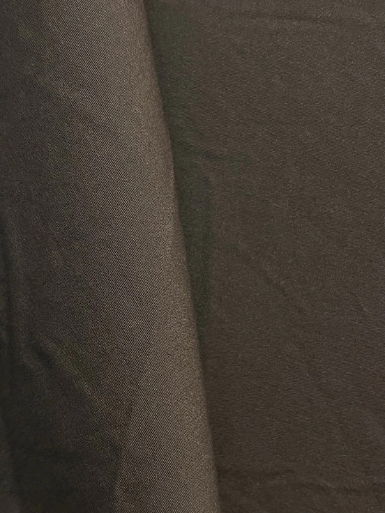 Art Gallery Fabrics- Dark Brown Cotton Fabric- "Coffee Bean”- AGF Solid- PE-429